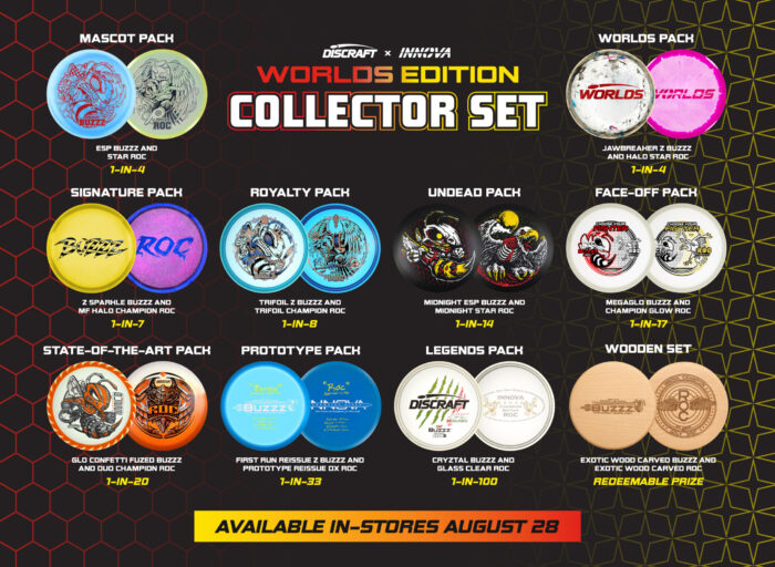 2026 WORLD'S Edition Collector Set - Discraft Buzzz and Innova Roc